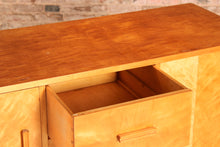 Load image into Gallery viewer, Finnish Art Deco style birch sideboard by Harold Honkanen for Asko, circa 1960s
