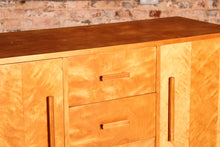 Load image into Gallery viewer, Finnish Art Deco style birch sideboard by Harold Honkanen for Asko, circa 1960s
