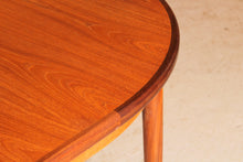 Load image into Gallery viewer, A mid century G Plan Fresco extending oval teak dining table, circa 1960s
