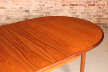 Load image into Gallery viewer, A mid century G Plan Fresco extending oval teak dining table, circa 1960s
