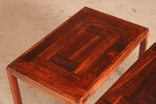 Load image into Gallery viewer, A midcentury Danish rosewood nest of three tables by Vejle Stole, c. 1970s
