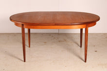 Load image into Gallery viewer, A mid century G Plan Fresco extending oval teak dining table, circa 1960s

