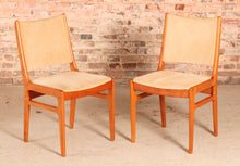 Load image into Gallery viewer, Set of six Danish style mid century teak chairs, c. 1970s
