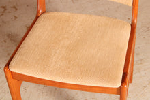 Load image into Gallery viewer, Set of six Danish style mid century teak chairs, c. 1970s
