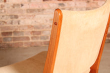 Load image into Gallery viewer, Set of six Danish style mid century teak chairs, c. 1970s
