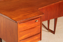 Load image into Gallery viewer, Danish Mid Century Boomerang Teak Desk by Peter Løvig Nielsen, circa 1960s.
