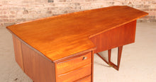 Load image into Gallery viewer, Danish Mid Century Boomerang Teak Desk by Peter Løvig Nielsen, circa 1960s.
