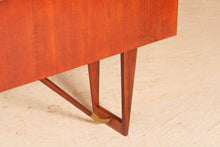 Load image into Gallery viewer, Danish Mid Century Boomerang Teak Desk by Peter Løvig Nielsen, circa 1960s.
