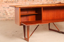 Load image into Gallery viewer, Danish Mid Century Boomerang Teak Desk by Peter Løvig Nielsen, circa 1960s.
