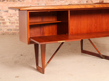 Load image into Gallery viewer, Danish Mid Century Boomerang Teak Desk by Peter Løvig Nielsen, circa 1960s.
