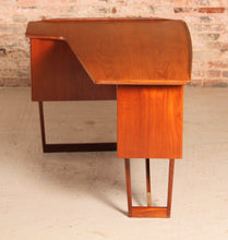 Load image into Gallery viewer, Danish Mid Century Boomerang Teak Desk by Peter Løvig Nielsen, circa 1960s.
