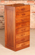 Load image into Gallery viewer, Mid Century Mahogany Chest of Drawers / Filing Cabinet, circa 1950s.
