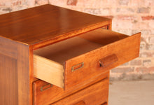 Load image into Gallery viewer, Mid Century Mahogany Chest of Drawers / Filing Cabinet, circa 1950s.
