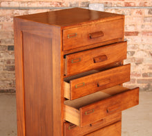 Load image into Gallery viewer, Mid Century Mahogany Chest of Drawers / Filing Cabinet, circa 1950s.
