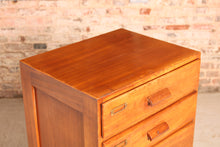 Load image into Gallery viewer, Mid Century Mahogany Chest of Drawers / Filing Cabinet, circa 1950s.
