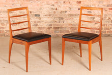 Load image into Gallery viewer, A Set of 6 Mid Century McIntosh Teak Dining Chairs c. 1970s.
