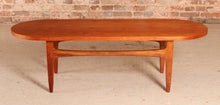 Load image into Gallery viewer, Mid Century Oval Teak Coffee Table by G-plan, circa 1960s.
