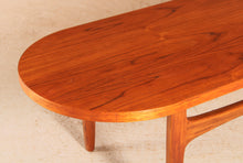 Load image into Gallery viewer, Mid Century Oval Teak Coffee Table by G-plan, circa 1960s.
