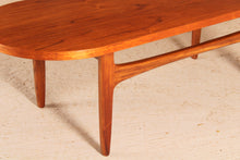 Load image into Gallery viewer, Mid Century Oval Teak Coffee Table by G-plan, circa 1960s.
