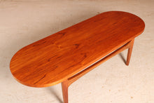 Load image into Gallery viewer, Mid Century Oval Teak Coffee Table by G-plan, circa 1960s.
