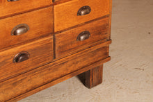 Load image into Gallery viewer, A Vintage Oak Shop Counter / Haberdashery Cabinet

