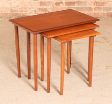 Load image into Gallery viewer, Danish Mid Century teak nest of tables by Fabian, circa 1960s.
