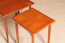 Load image into Gallery viewer, Danish Mid Century teak nest of tables by Fabian, circa 1960s.
