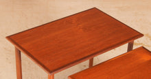 Load image into Gallery viewer, Danish Mid Century teak nest of tables by Fabian, circa 1960s.
