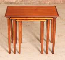 Load image into Gallery viewer, Danish Mid Century teak nest of tables by Fabian, circa 1960s.
