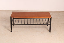 Load image into Gallery viewer, Mid Century Teak and Steel Coffee Table, circa 1960s.

