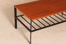 Load image into Gallery viewer, Mid Century Teak and Steel Coffee Table, circa 1960s.
