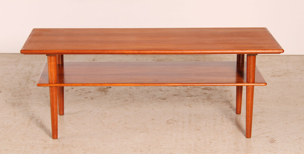 Danish Mid Century 2-tier teak coffee table, circa 1960s