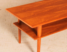 Load image into Gallery viewer, Danish Mid Century 2-tier teak coffee table, circa 1960s
