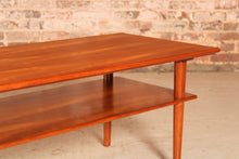 Load image into Gallery viewer, Danish Mid Century 2-tier teak coffee table, circa 1960s
