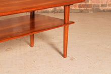 Load image into Gallery viewer, Danish Mid Century 2-tier teak coffee table, circa 1960s
