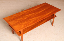 Load image into Gallery viewer, Danish Mid Century 2-tier teak coffee table, circa 1960s
