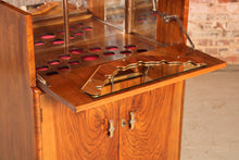 Load image into Gallery viewer, Art Deco walnut cocktail cabinet, circa 1930s.
