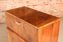 Load image into Gallery viewer, Art Deco walnut cocktail cabinet, circa 1930s.
