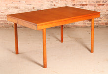 Load image into Gallery viewer, Mid Century extending teak dining table by White&amp;Newton, circa 1970s
