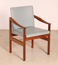 Load image into Gallery viewer, Mid Century teak and afromosia armchair by Robert Heritage, circa 1960s
