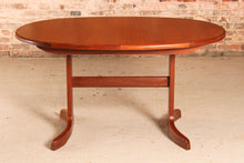 Load image into Gallery viewer, Mid Century G-plan Fresco extending teak and afromosia dining table, circa 1970s.
