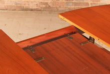 Load image into Gallery viewer, Mid Century G-plan Fresco extending teak and afromosia dining table, circa 1970s.
