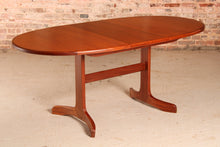 Load image into Gallery viewer, Mid Century G-plan Fresco extending teak and afromosia dining table, circa 1970s.

