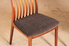 Load image into Gallery viewer, Set of 8 Danish Mid Century teak dining chairs by Preben Schou, circa 1970s
