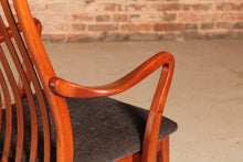 Load image into Gallery viewer, Set of 8 Danish Mid Century teak dining chairs by Preben Schou, circa 1970s
