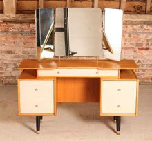 Load image into Gallery viewer, Mid Century G-plan Librenza light oak dressing table, circa 1960s
