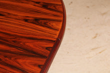 Load image into Gallery viewer, Danish Mid Century extending round/oval rosewood dining table, circa 1970s.
