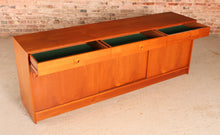 Load image into Gallery viewer, Danish Mid Century teak sideboard, circa 1970s
