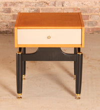 Load image into Gallery viewer, Mid Century G-plan Librenza light oak bedside table, circa 1960s
