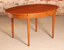 Load image into Gallery viewer, Mid Century extending teak dining table by Greaves&amp;Thomas, circa 1960s.
